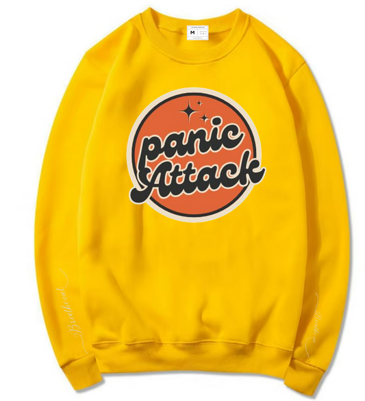 Panic attack, Breathe-in & Breathe-out, Yellow sweatshirt